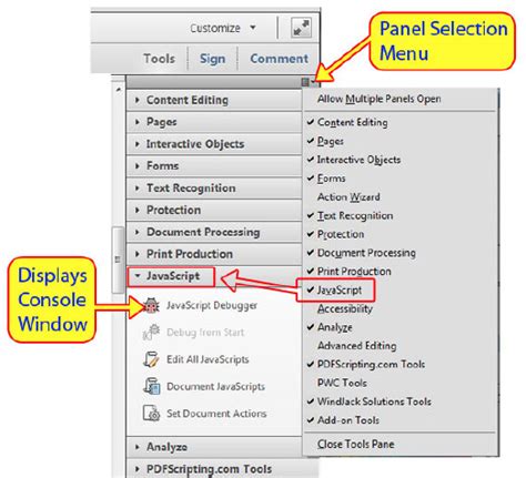 Javascript not working in Adobe Reader .
